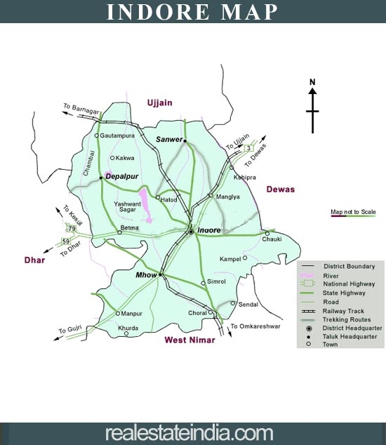Map Indore